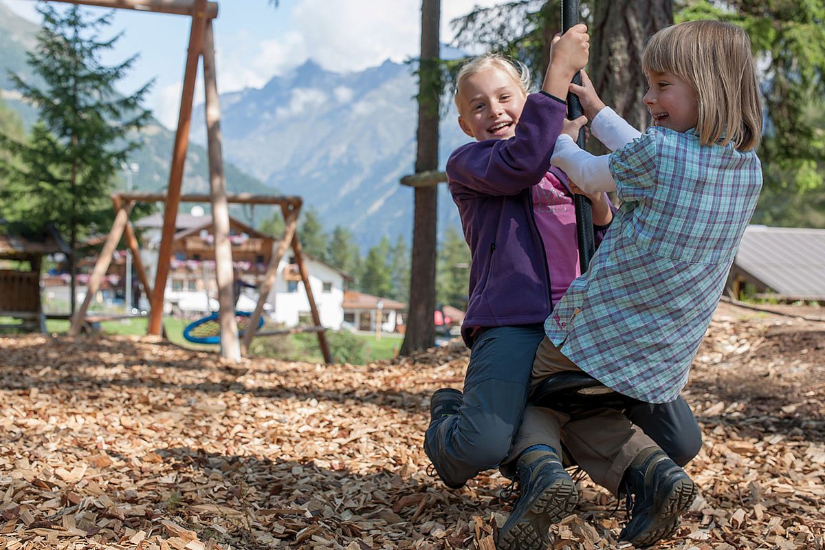 Spielplatz auf einer Alm