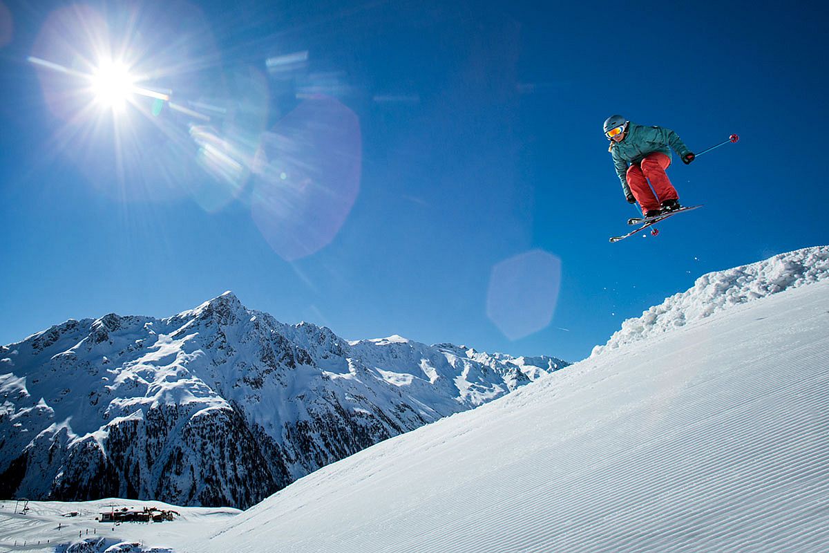 Skifahren im Ötztal